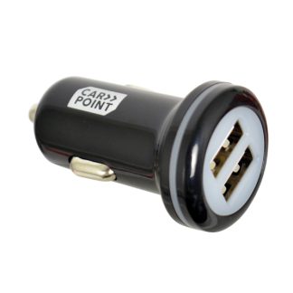 Carpoint 12V/24V Duo USB Autolader 2.4A
