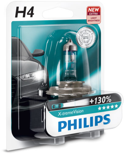Philips X-tremevision H4 koplamp 12V-60/55W blister