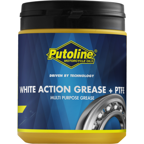 Klokje Mysterie Maladroit 600 g pot Putoline White Action Grease + PTFE | Deldense