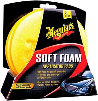 Meguiars Soft Foam Applicator Pads 2 PACK