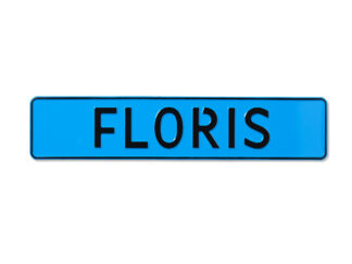 Floris tekstplaat met naam