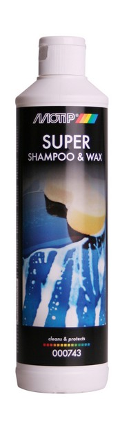 Motip Super Shampoo & Wax fles 500ml
