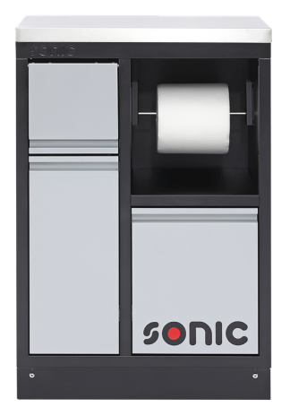 Sonic MSS 674mm kast+afvalbak+papierrolhouder