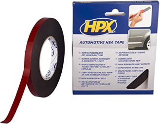 HPX HSA004 Dubbelzijdige acryltape 12 mm rol van 10 meter