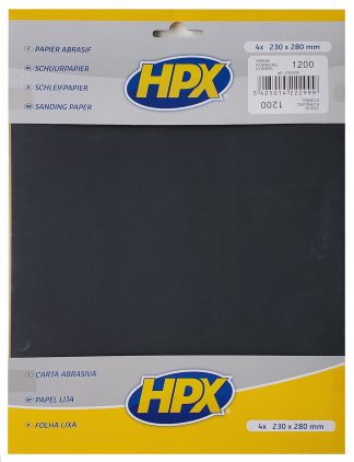 HPX Schuurpapier P1200 4st.