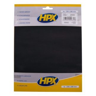 HPX Schuurpapier P2000 4st.