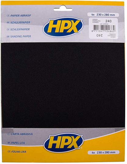 HPX Schuurpapier P240 4st.