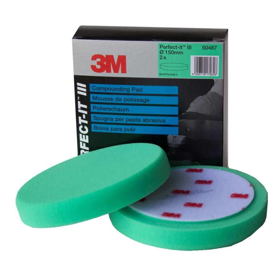 3M Perfect-It Polijstpad Groen 150mm 1st.