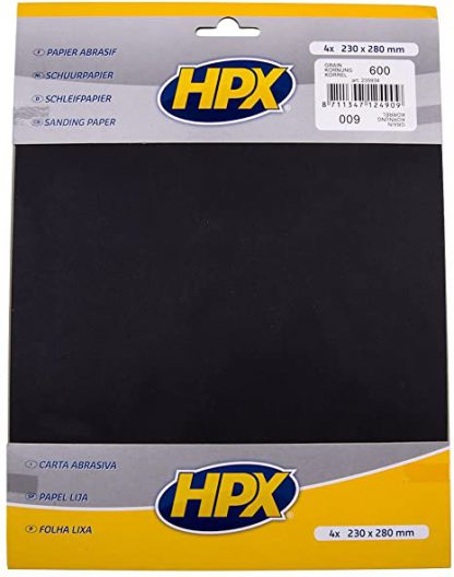 HPX Schuurpapier P600 4st.