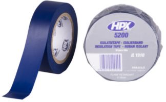 HPX IL1910 isolatietape 19 mm rol van 10 meter blauw