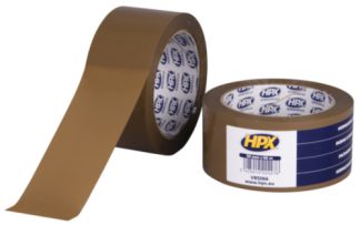 HPX VB5066 verpakkingstape 50 mm rol van 66 meter bruin