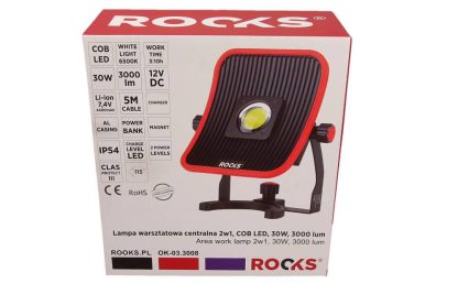 ROOKS OK-03.3008 Werklamp in verpakking