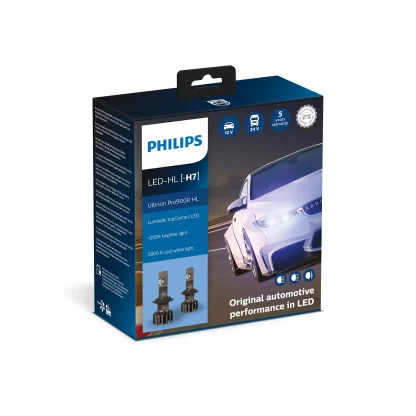 PHILIPS Ultinon Pro9000 LED H7 11972 U90CW X2