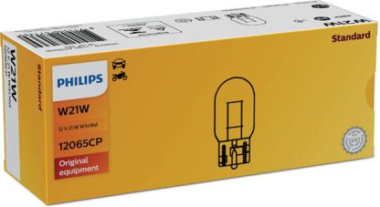Philips 12065CP Knipperlamp 12V 21W Glassokkellamp