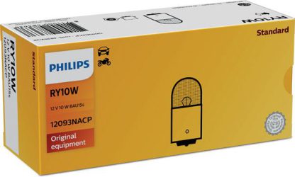 Philips 12093NACP Knipperlamp Geel 12V 10W Kogellamp