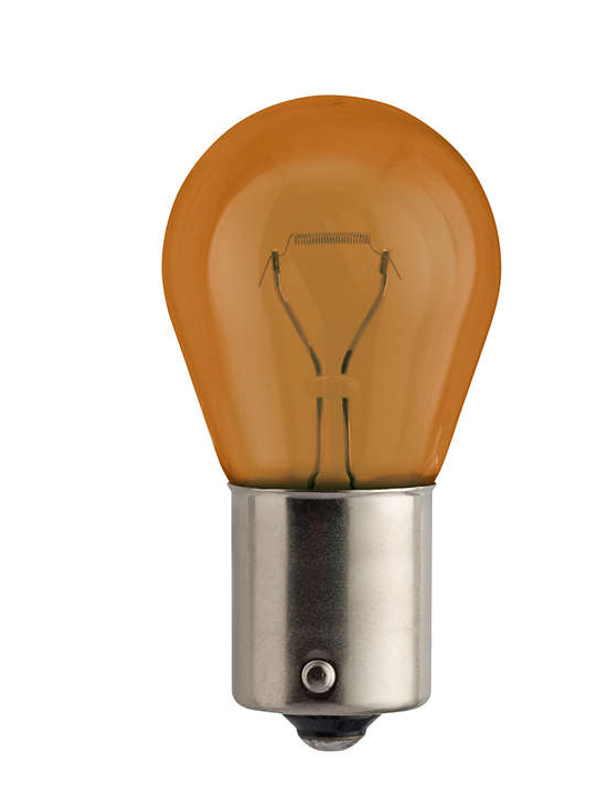 Philips 12496NACP Knipperlamp Geel 12V 21W Kogellamp zonder verpakking