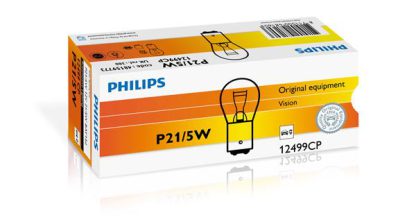 Philips 12499CP Knipperlamp 12V 21-5W Kogellamp