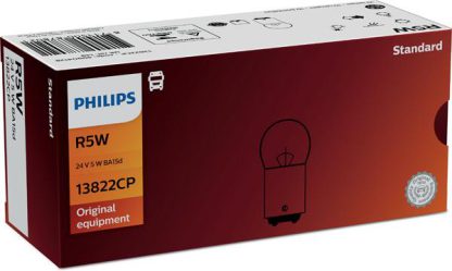 Philips 13822CP Knipperlamp 24V 5W Kogellamp verpakking