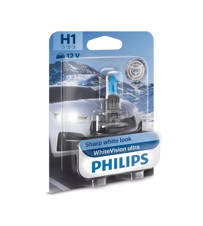 Philips H1 WhiteVision Ultra Koplamp 12258 12V55WP14 12V 55W