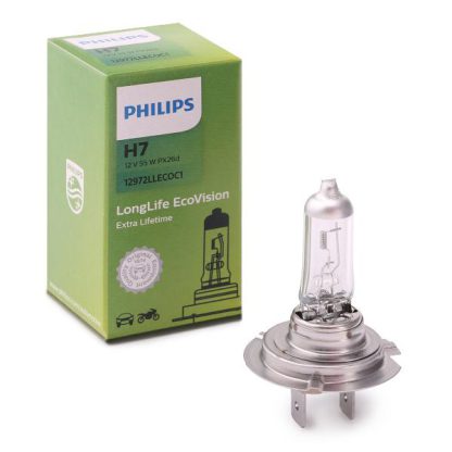 Philips LongLife EcoVision 12972LLECOC1 H7 12V 55W verpakking