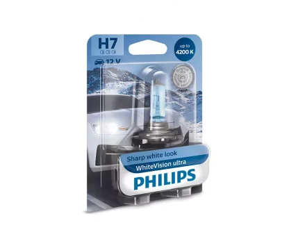 Philips WhiteVision Ultra 12972WVUB1 H7 12V 55W verpakking