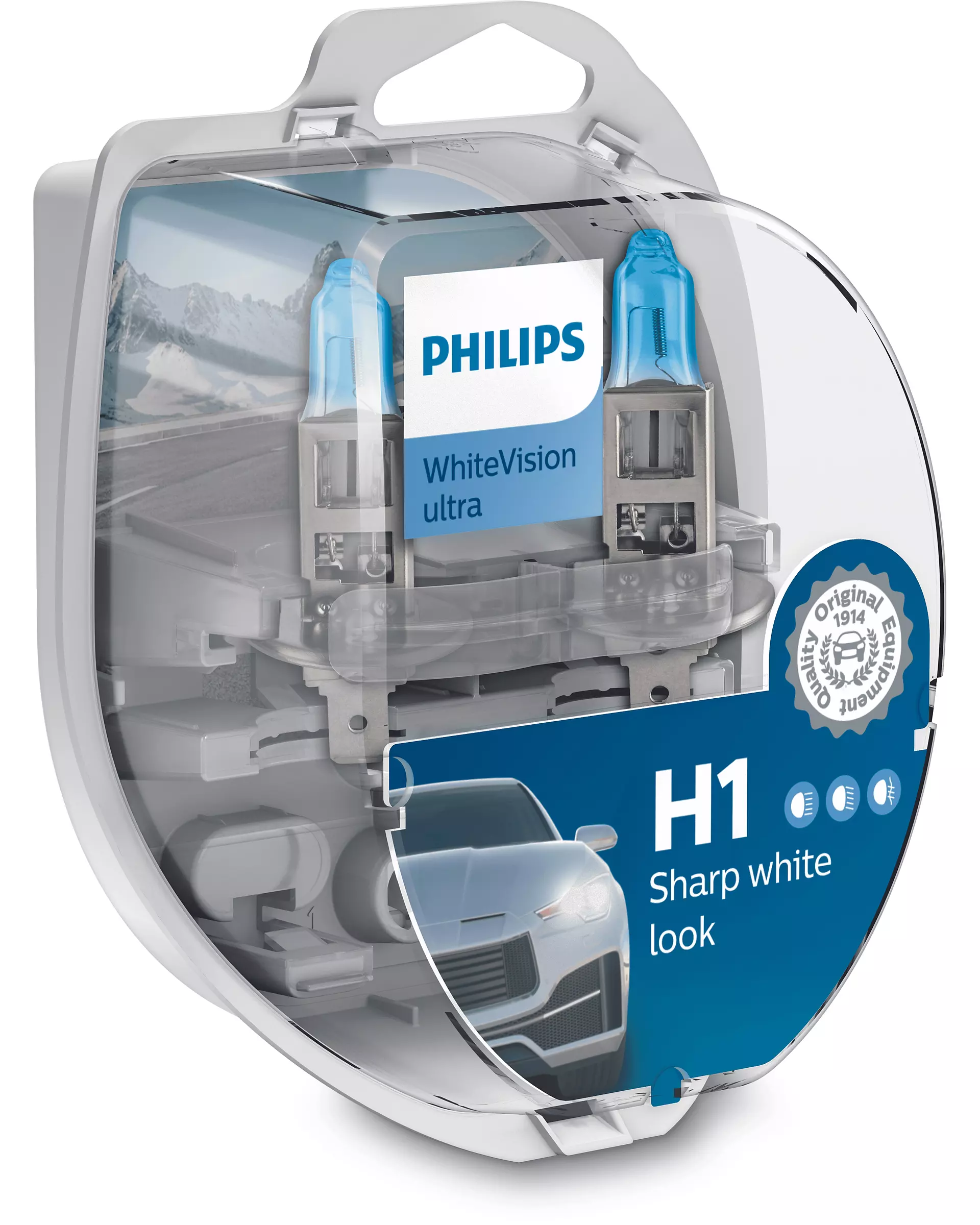 analoog Geschiktheid vergeven Philips WhiteVision Ultra Koplamp H1/W5W 12258 12V SM