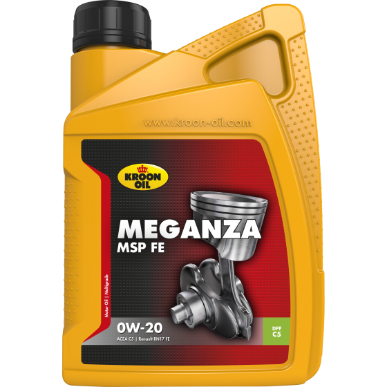1 L flacon Kroon-Oil Meganza MSP FE 0W-20