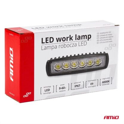 AMiO LED Werklamp 6 LEDs AM01612 in verpakking