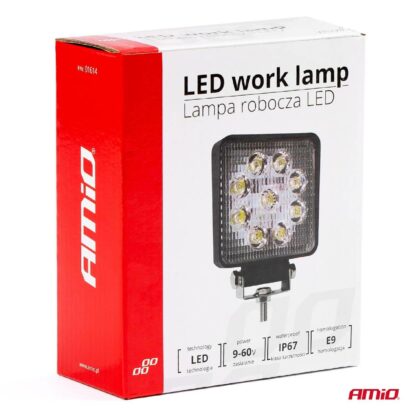 AMiO LED Werklamp 9 LEDs AM01614 in doos