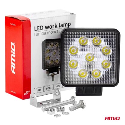 AMiO LED Werklamp 9 LEDs AM01614 met doos