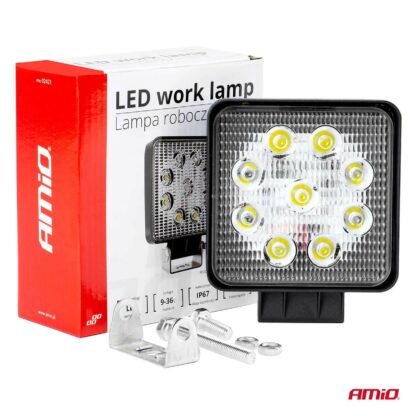 AMiO LED Werklamp AM02421 9 LEDs met verpakking