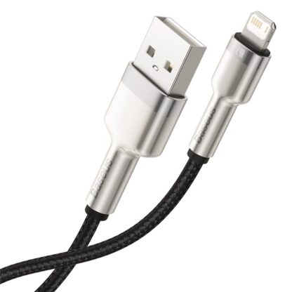 Baseus Cafule USB naar Lightning kabel 2,4A 1m zwart AMBAS20224 4-min