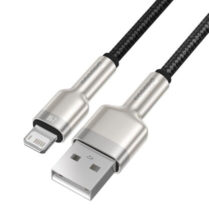 Baseus Cafule USB naar Lightning kabel 2,4A 1m zwart AMBAS20224 6-min