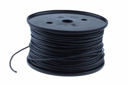Enkeladerige Kabel Pvc 2,5mm2 Zwart (1m-100/rol) per meter